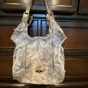 Elliot Lucas snakeskin handbag